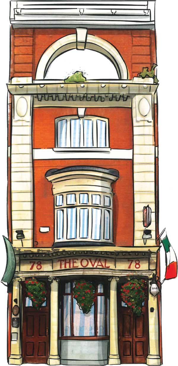 Illustration of The Oval Bar